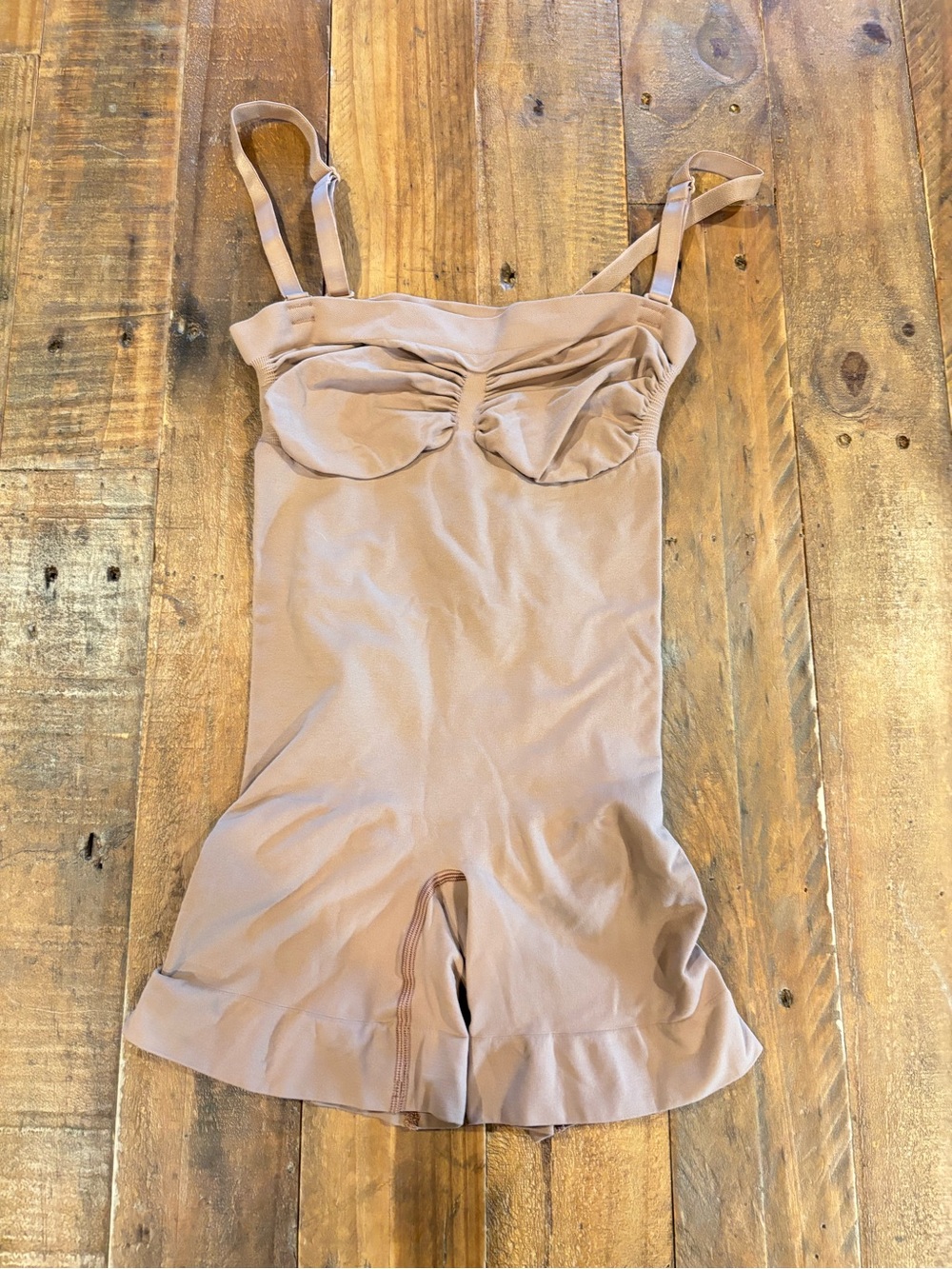 SKIMS Nude/Tan Shaping Slip Romper